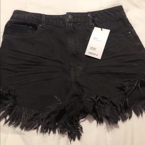 Forever 21 High Rise Cut Offs